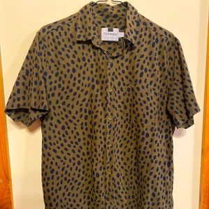 TOPMAN Short Sleeve Button Up Shirt